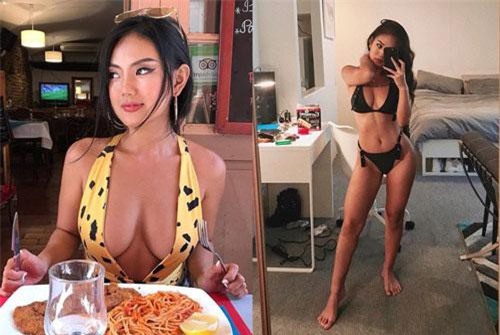 CLIP: Vòng 1 nảy nở của nữ gymer cao 1,53m