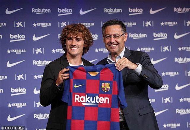 Chùm ảnh Antoine Griezmann ra mắt Barcelona