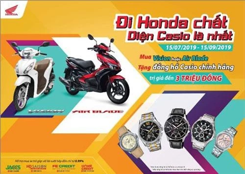 Chương trình ưu đãi của Honda Việt Nam.