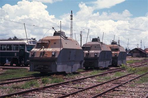 Ảnh lạ về tàu hỏa bọc thép ở miền Nam trước 1975