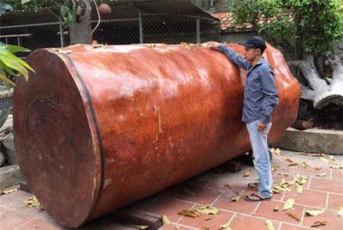 Bí ẩn khúc gỗ dài 3 mét, đại gia Hải Phòng trả giá gần 4 tỷ