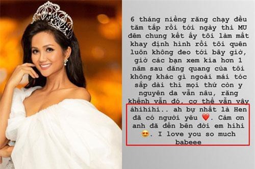 H'Hen Niê công khai chuyện có người yêu 