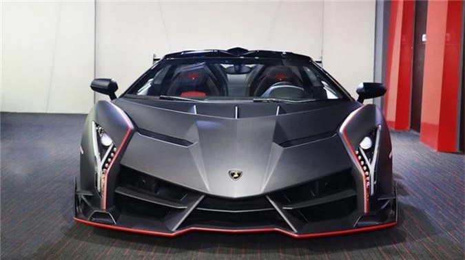 "soi" lamborghini veneno roadster voi than carbon doc nhat the gioi hinh 5