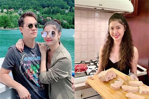 Vợ Đăng Khôi vi vu trời Âu vẫn vào bếp nấu món chỉ nhà giàu dám thử, càng bất ngờ hơn khi cô tiết lộ mức giá