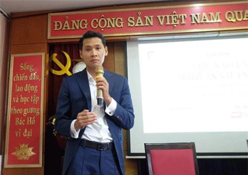 Luật sư Trần Ngọc Trung phát biểu tại Tọa đàm.