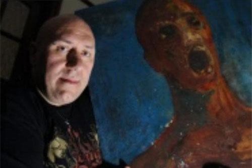 Rợn người bức tranh "ma ám" nhuốm máu họa sĩ vô danh