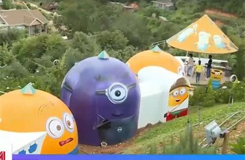 CLIP: Khách sạn thiết kế theo hình dáng Minion thu hút du khách tại Đà Lạt