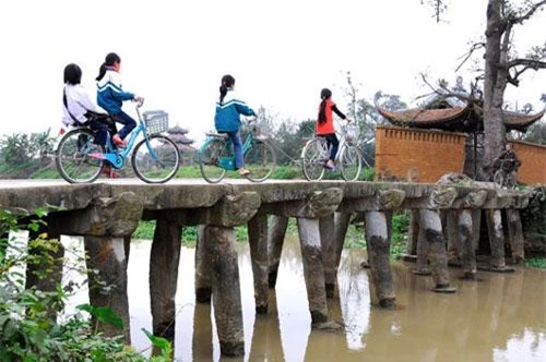 Cây cầu làng Nôm (Ảnh: ST)