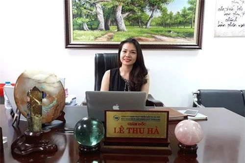 Chị Lê Thu Hà, Tổng giám đốc Sàn giao dịch Bất động sản THM Land. Ảnh: Minh Thư