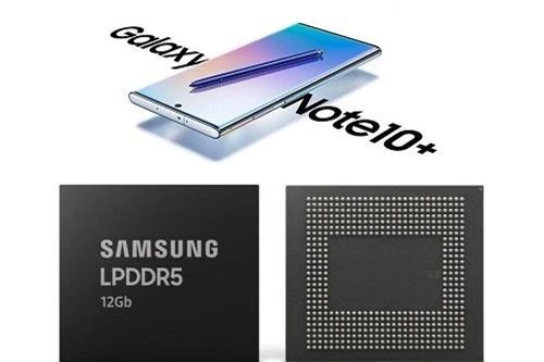 Samsung bắt đầu sản xuất RAM 12Gb LPDDR5 cho điện thoại