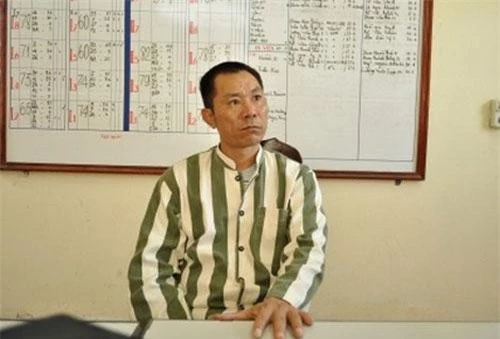Phạm nhân Nguyễn Công Hùng.