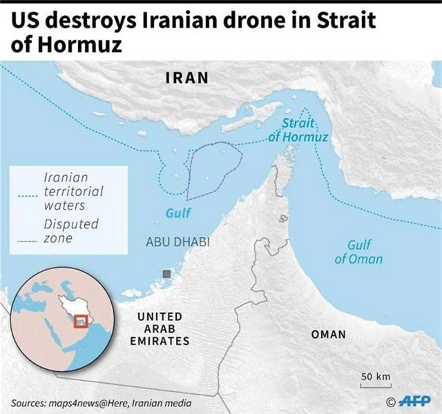 “Chảo lửa” vùng Vịnh thêm căng thẳng sau vụ Mỹ bắn rơi máy bay Iran - 2