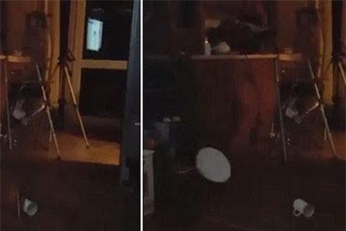 CLIP: ‘Lạnh gáy’ nhìn cảnh ma dùng ly, đĩa tấn công người