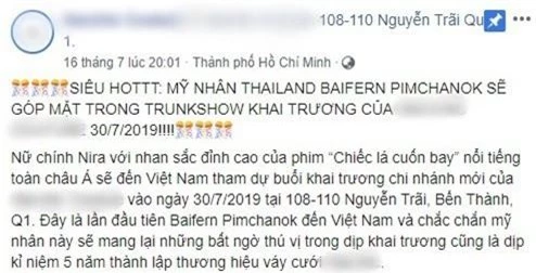 HOT: Sốt xình xịch thông tin mỹ nhân hot nhất Chiếc lá bay Baifern Pimchanok sắp đến Việt Nam vào cuối tháng 7 - Ảnh 2.