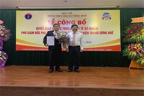 Bệnh viện Trung ương Huế có tân Phó Giám đốc chuyên môn