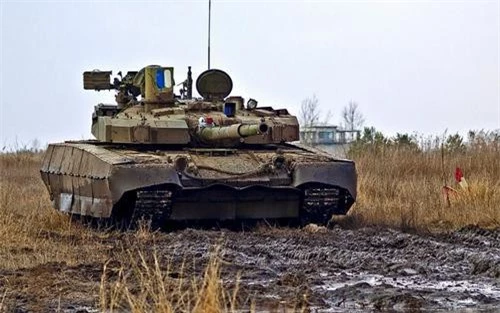 T-84 Oplot được Ukraine tuyên bố vượt trội T-90MS của Nga. Ảnh: Bộ Quốc phòng Ukraine.