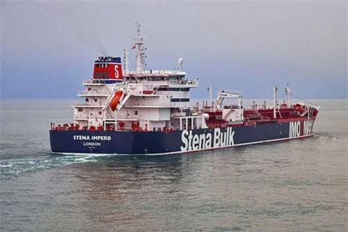 Tàu chở dầu Stena Impero (Ảnh: SCMP)