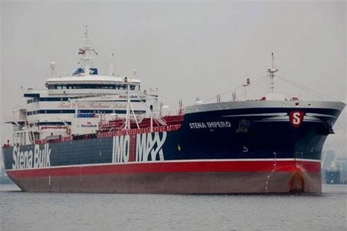 Tàu chở dầu mang cờ Anh Stena Impero (Ảnh: Fleetmon)