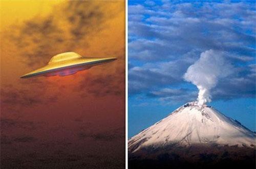 UFO xuất hiện dị thường ở núi lửa cao hơn 5000m: Căn cứ của người ngoài hành tinh?