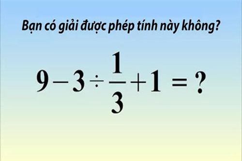 60% thanh niên Nhật Bản giải sai bài toán cực đơn giản này