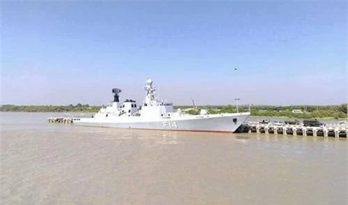 Khinh hạm UMS Sinbyushin số hiệu F14 của Hải quân Myanmar. Ảnh: Naval Today.