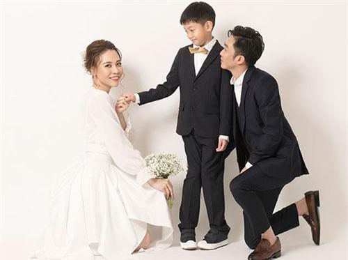 Subeo chụp ảnh cưới cùng Quốc Cường và Đàm Thu Trang