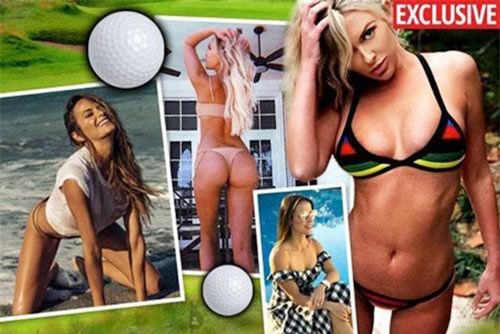 Những mỹ nhân bốc lửa khuấy động giải golf Anh mở rộng
