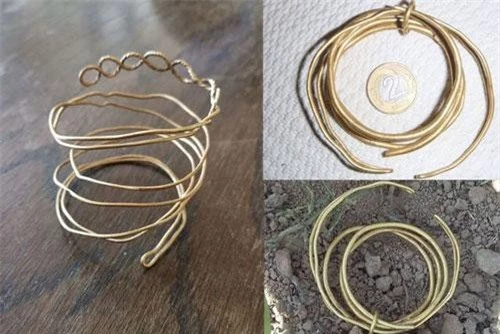 3 chiếc vòng cổ vàng có niên đại 3.000 năm tuổi được tìm thấy.