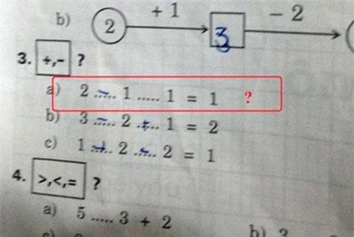 Không chỉ học sinh lớp 1, mà ngay cả người lớn cũng không thể trả lời bài toán này.