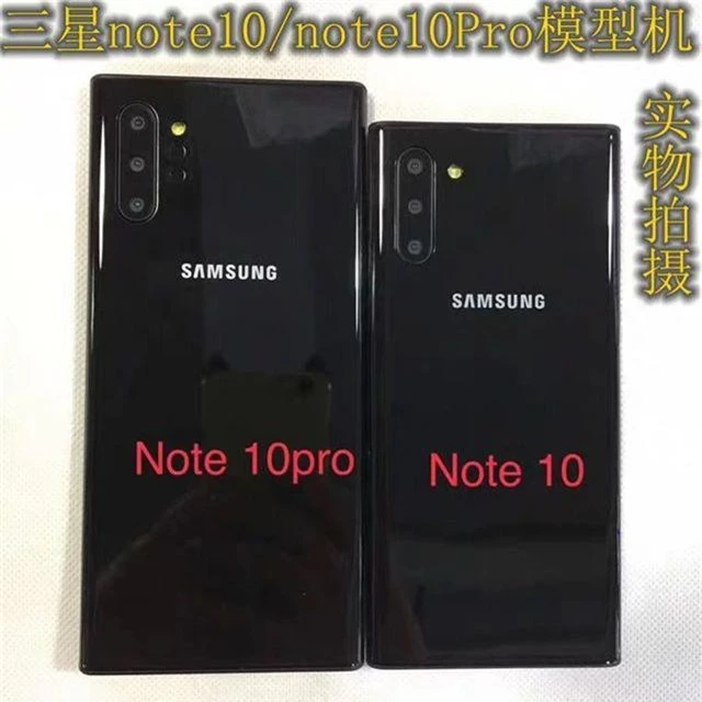 Ảnh thực tế bộ đôi Galaxy Note10 lộ diện, hé lộ thiết kế mới - 2