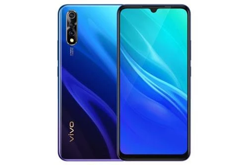 Vivo Y7s sử dụng vỏ ngoại bằng nhựa giả kính. Máy có kích thước 159,53x75,23x8,13 mm, trọng lượng 179 g. 