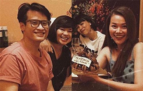 Hà Anh Tuấn tăng cân, phát tướng rõ rệt trong tiệc mừng Thanh Hằng bước sang tuổi mới