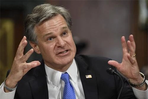 Giám đốc FBI Christopher Wray (Ảnh: AP)