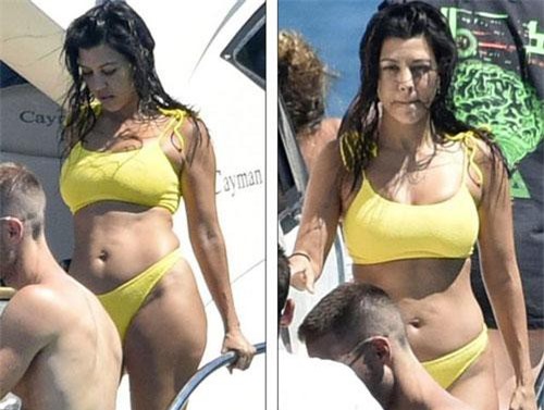 Kourtney Kardashian diện bikini bốc lửa trong kỳ nghỉ hè