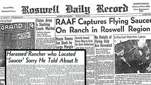 Roswell, New Mexico nằm trong top 10 địa điểm “nóng” nhất về người ngoài hành tinh. Nơi đây nổi tiếng thế giới với sự kiện UFO xảy ra năm 1947. Theo đó, William Brazel và con trai cho hay đã chứng kiến sự kiện UFO rơi xuống gần thành phố Roswell, bang New Mexico, Mỹ. Vào thời điểm đó, chính phủ Mỹ giải thích vật thể rơi trên là một khinh khí cầu dự báo thời tiết. Tuy nhiên, do giới chức Mỹ không công bố đầy đủ thông tin, giới truyền thông và dư luận thế giới phỏng đoán đĩa bay chở người ngoài hành tinh đã gặp tai nạn nạn gần Roswell.