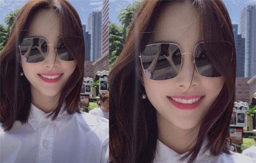 Đặng Thu Thảo khoe ảnh vi vu Singapore nhưng mái tóc ngắn cùng gương mặt "nữ sinh" mới gây bất ngờ