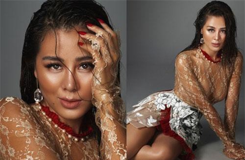 Nam Thư khoe hình thể bốc lửa, lên tiếng về tin đồn có "phim giả tình thật" với bạn diễn