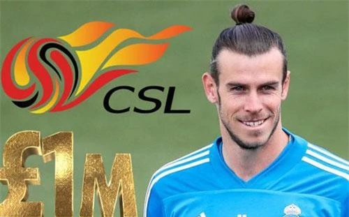 Gareth Bale nhận lương lên tới 1 triệu bảng/tuần ở Trung Quốc