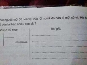 Bài toán của học sinh tiểu học khiến nhiều giáo sư 'bó tay'