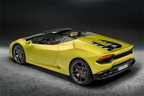 5. Lamborghini Huracan Spyder.