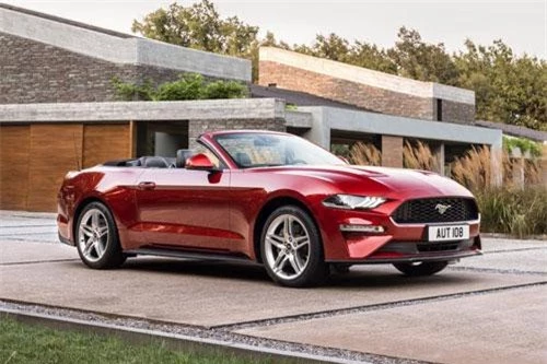 9. Ford Mustang Convertible.