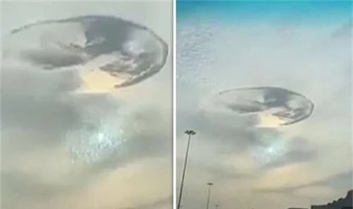 Phát hiện ‘con đường UFO’ khổng lồ hình lốc xoáy trên bầu trời UAE - Ảnh 1