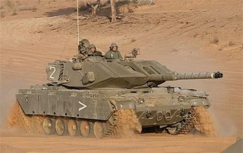Xe tăng chiến đấu chủ lực Magach 7C của Lục quân Israel. Ảnh: IDF.