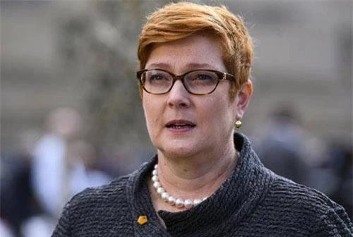 Ngoại trưởng Úc Marise Payne. Ảnh: AAP.