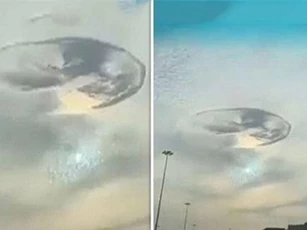 Phát hiện ‘con đường UFO’ khổng lồ hình lốc xoáy trên bầu trời UAE