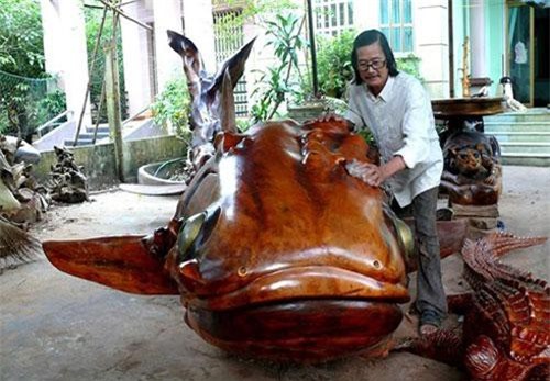 Chiêm ngưỡng kình ngư, rồng khổng lồ từ cây khô