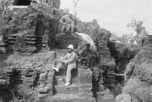 Ảnh độc về cuộc khai quật Phật viện Đồng Dương năm 1902