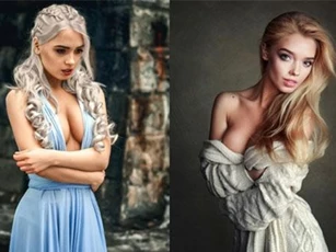 Chân dài người Nga ‘khoe’ mặt xinh, dáng nuột