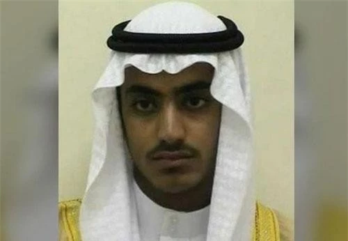 Hamza bin Laden, con trai của trùm khủng bố Osama bin Laden. (Ảnh: FBI)