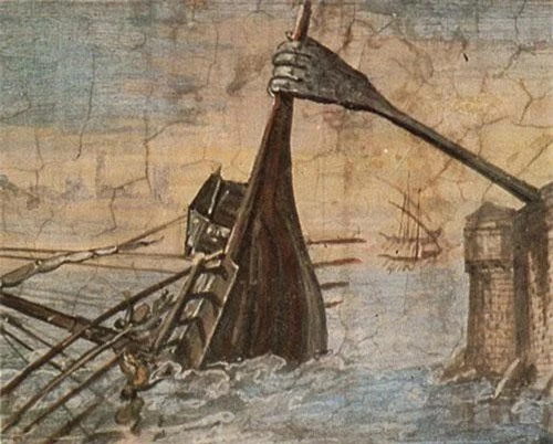 " Móng thép của Archimedes" là một loại vũ khí cổ kỳ lạ được cho là đã được người Hy Lạp sử dụng rộng rãi trong chiến tranh Punic lần II vào năm 214 TCN.